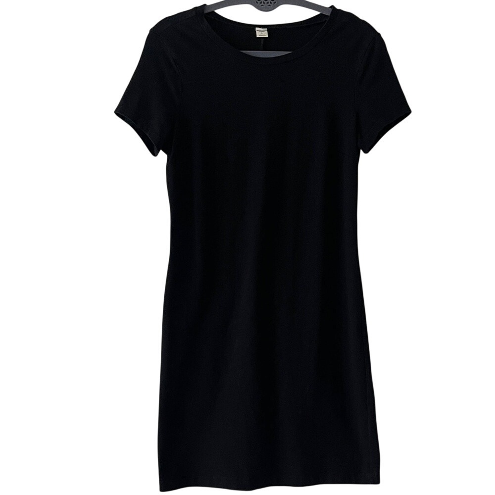Old Navy Classic Black T‎ Shirt Dress Small
